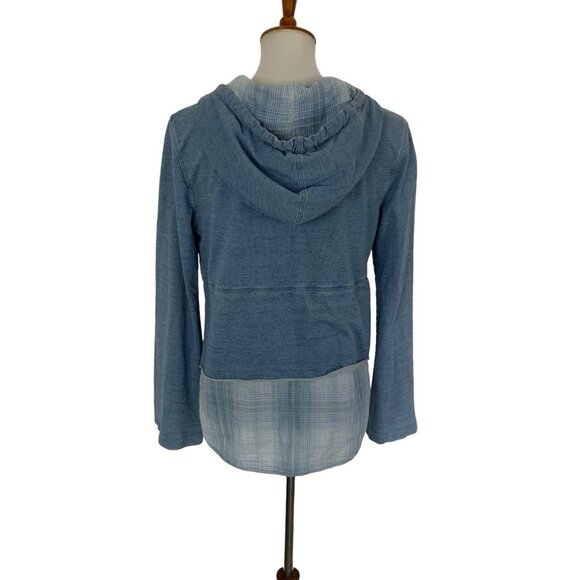 Cloth And Stone Hoodie Blue Small Womens Casual Cozy Layering - Picture 5 of 6